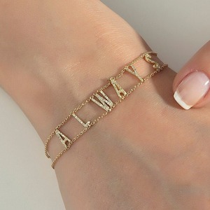 Pulsera de Tenis Hecha a Mano en Plata de Ley 925 con Circonita, Chapada en Oro, Joyería Moderna para Regalo en Ocasiones Especiales - Product Image 2