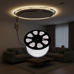 Tira de LED de 220V CA IP65 con Cable Rectificador, Componentes Esenciales para un Rendimiento Óptimo - Product Image 3