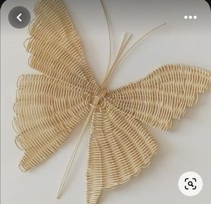 Nuevos diseños de ratán mariposa en la pared - Product Image 3