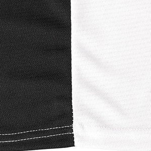 Chemise en jersey de baseball imprimé respirant Hip Hop Hipster blanc uni boutonné 100% polyester pour hommes et femmes - Product Image 6