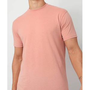 T-shirt à manches courtes de qualité supérieure avec logo personnalisé, couleur unie, prix de gros, col rond, t-shirt à séchage rapide pour hommes - Product Image 2