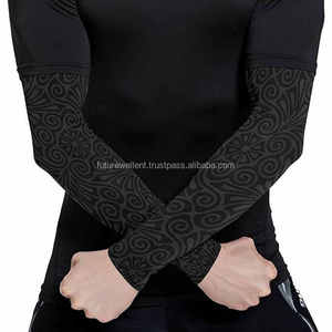 Mangas de brazo anti UV con logotipo personalizado Mangas de brazo transpirables de secado rápido Ciclismo Tasa de venta completa - Product Image 2