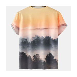 T-shirt de haute qualité personnalisé pour hommes sublimé T-shirt personnalisé imprimé numérique graphique de sublimation 3D pour hommes - Product Image 2