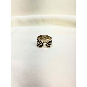 Bague en argent 925 Noor Chittai, style ethnique, bijoux fins avec incrustation de pierre naturelle taille ovale pour un usage quotidien - Product Image 3