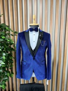 Wholasela barato hombres traje de boda Venta caliente por encargo viscosa y poliéster hombres Elite novio y traje de negocios para los hombres - Product Image 2