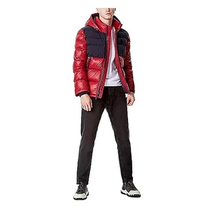 OEM diseño elegante hombres Puffer chaqueta de gran tamaño acolchado bombardero hecho a medida chaqueta de invierno al por mayor ropa de abrigo de moda para la venta - Product Image 3