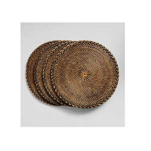Offre spéciale Sets de table ronds en rotin faits à la main par les fournisseurs indiens - Product Image 5