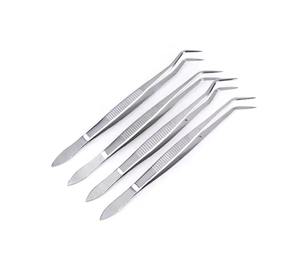 Pinces à coton dentaire, pinces à coton chirurgicales en acier inoxydable, pinces à tissus médicales, pinces, forceps, outil dentaire - Product Image 1