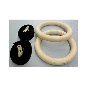 Anillo Gimnástico de madera, anillos de entrenamiento de buena fuerza para gimnasio, gran oferta - Product Image 1
