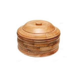 Casserole en bois durable de boîte de Chapati/Roti de luxe traditionnel fait à la main avec le style classique de conception - Product Image 1