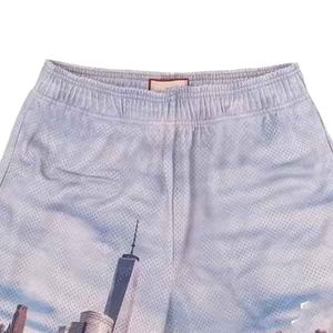 High Quality Summer Printed Beach Shorts Custom Logo Elastic Waist Workout Shorts Basketball Double <b>Layers</b> Beach Shorts - Product Image 2