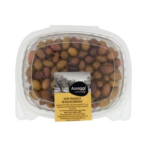 Olives Taggiasca authentiques à l'huile de tournesol-olives italiennes gastronomiques, parfaites pour les plats méditerranéens - Product Image 1