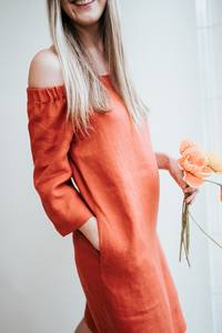 Nouvelle arrivée Retro Lilan up Slim Womens Dress - Product Image 2