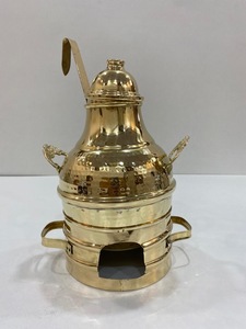 Antique Selling Brass Arabic Coffee and Tea Pot Traditional Arabic <b>Teapot</b> Keeping Drink Hot Cold Milk Warmer Coffee Maker - Product Image 3