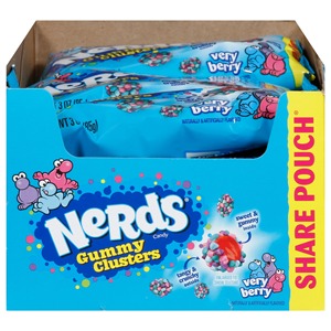 Bonbons gélifiés Nerds Gummy Clusters TB 85g 12 pièces avec coque croquante, collation fruitée, prix de gros pour l'exportation - Product Image 3