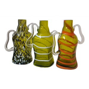 Botella de vidrio decorativa moteada para beber Regalos corporativos de Navidad terminados a mano Patrón único brillante de alta calidad Ecológico - Product Image 1