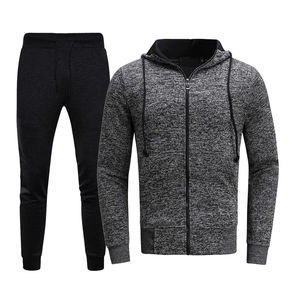 Chándales para correr de poliéster 100% hechos a medida de la mejor calidad, ropa de calle ajustada de nuevo diseño para chándal sólido de invierno Unisex - Product Image 2