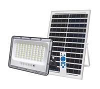 Projecteur LED solaire Tristar TS, garantie 2 ans, télécommande, IP65, montage mural ou au sol pour jardin, autonomie 4 à 6 heures, lumière du jour 5000K