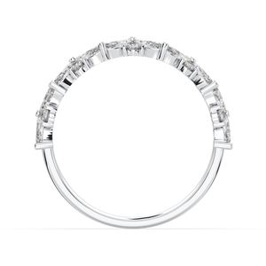 แหวนเพชร CZ สีเงินสเตอร์ลิงสำหรับผู้หญิงทำจากเวียดนาม925เป็นของขวัญสำหรับปาร์ตี้ชุบโรเดียมคุณภาพสูง - Product Image 3