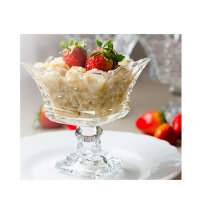 Elegant <b>glass</b> <b>bowl</b> for sundaes and parfaits suitable for home <b>dessert</b> stations or elegant banquets - Product Image 6