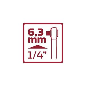 Gedore 1/4'' Drive Readyflex Ratchet Bit <b>Wrench</b> 163mm Length - Product Image 3