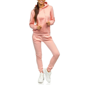 Nuevo 2025 invierno primavera mujeres Jogging trajes casual de talla grande Crop Hoodie y pantalón conjuntos mujeres chándal - Product Image 5