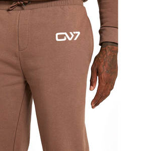 Chándales de lana suave de algodón 100% para hombre, chándales cómodos de alta calidad con diseño de logotipo personalizado, chándales para hombre con estampado - Product Image 2