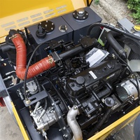 Compacteur de sol à tambour unique de haute qualité, 1 tonne, 2 tonnes, 3 tonnes, 4 tonnes, avec moteur diesel, pour route, en vente