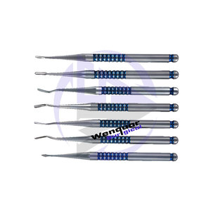Juego de 7 Instrumentos Quirúrgicos Dentales de Acero Inoxidable PDL para Implantes, Elevador de Raíces, Fuente de Alimentación Manual, Estuche, Grado A+, CE - Product Image 4