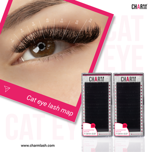 Charmlash ขนตาแคชเมียร์ขนตาปลอมสีเข้มขนมิงค์ขนตามสั่งกล่องสั่งทำฉลากส่วนตัวได้ - Product Image 6