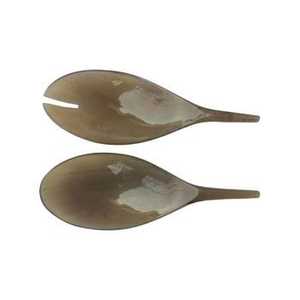 ช้อนทำจากเขาควายแท้ 100% ดีไซน์ดั้งเดิม เป็นมิตรกับสิ่งแวดล้อม ปรับขนาดได้ เหมาะสำหรับร้านอาหาร ใช้ในบ้าน หรือเสิร์ฟบนโต๊ะอาหาร - Product Image 1