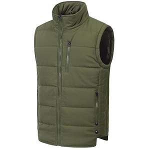 Nouveauté Gilet d'hiver pour homme élégant Veste sans manches décontractée unisexe Motif imperméable Veste matelassée de haute qualité - Product Image 4