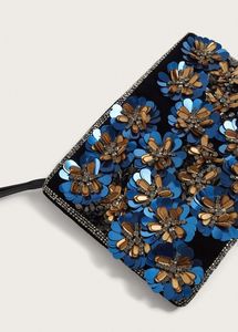 Carré Broderie Bohème Style Soirée Pochettes avec Perle Décoration Fantaisie Conception Broderie Doublure En Gros - Product Image 5