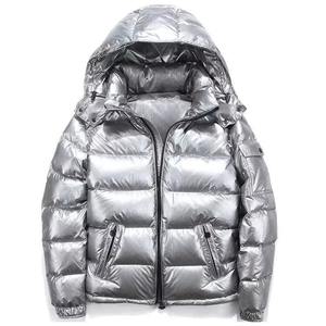 Custom <b>Men's</b> Winter Puffer Bubble <b>Jackets</b> Detachable Hood Custom Logo Nylon Thick Warm Outdoor Utility <b>Jackets</b> for <b>Men</b> - Product Image 5