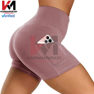 Shorts de Yoga para Mujer con Efecto Levanta Glúteos |   Shorts Deportivos de Cintura Alta sin Costuras |   Ropa Deportiva de Compresión OEM - Product Image 6