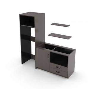 Foshan Hotel <span class=keywords><strong>Furniture</strong></span> Motel 6 High Back Cabecero Silla Gabinete Escritorio Armario Motel Habitación Muebles EE. UU. Hotel Dormitorio Set - Product Image 3