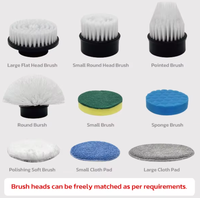 Nettoyeur électrique sans fil avec 7 têtes de brosse remplaçables, appareil de nettoyage facile, moteur puissant, brosse de nettoyage électrique écologique