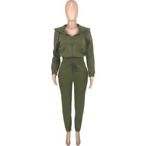 Ensemble de jogging pour femmes en molleton, ensembles personnalisés pour femmes, respirant, grande taille, vêtements de mode pour femmes, ensemble de survêtement, ensemble de jogging décontracté 3 pièces - Product Image 6