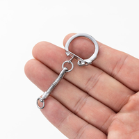 Chaînes serpent DIY pour porte-clés, fermoirs en D, attaches rapides et anneaux de jonction pour porte-clés serpent