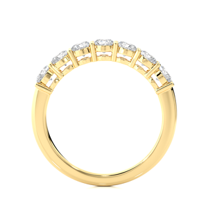 Anillo de Oro Sólido de 9K, 10K, 14K, 18K Personalizado de Fábrica para Hombre y Mujer, con Diamante Natural de Corte Redondo de 2.8mm, VS1, para Compromiso, Bodas y Eternidad - Product Image 5