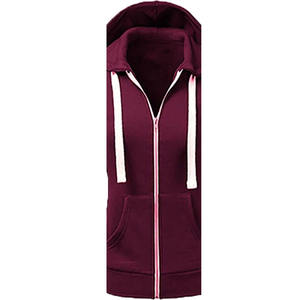 Mono Largo Informal Personalizado para Mujer, con Capucha Bordada, Cintura Alta, Ecológico, Transpirable, de Poliéster/Algodón Satinado - Product Image 3