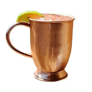 Hot Selling Wholesale Bulk Bar Ware Moscow Mule Copper <b>Large</b> Drinking <b>Mugs</b> Classic Design Plain Jug For Drink Ware Handmade - Product Image 1