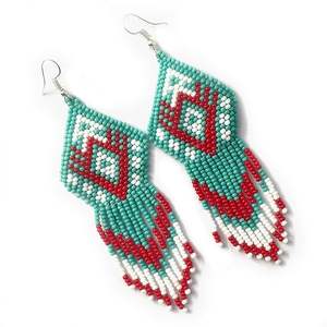 Pendientes de gota con cuentas elegantes hechos a mano para mujeres y niñas, joyería de moda personalizada, producto de Venta caliente - Product Image 4