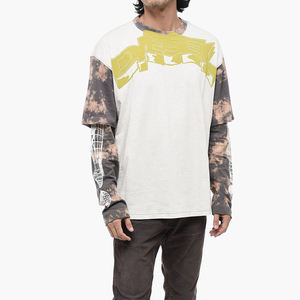 Custom <b>Double</b> Layer T <b>Shirts</b> OEM Supplier Thick Cotton Tee <b>Two</b> Layer Build for Fashion Brands and Retail Supply - Product Image 4