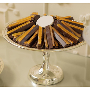 Cuenco de Metal plateado Superior, plato de mesa de diseño con forma de Luna para postres, bodas, cuenco de Metal para servir Chocolate - Product Image 6