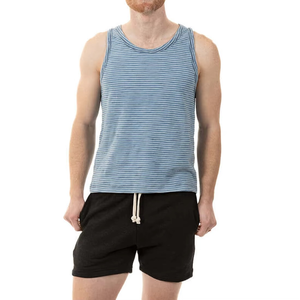Wholesale Men's <b>Sleeveless</b> Fitness Tank <b>Top</b> Customized Logo Street Cotton Plus Size Knitted Weaving Method OEM Available - Product Image 4