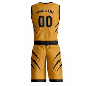 Conjunto de uniforme de baloncesto de nuevo diseño éxito de ventas, ropa de baloncesto sublimada transpirable de talla grande con logotipo personalizado de secado rápido - Product Image 4