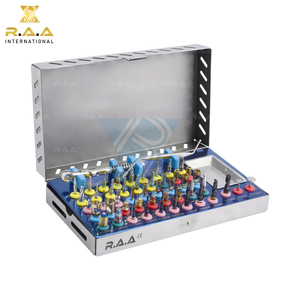 Dental Implant Bone Compression Kit Manual Bone Leveling <b>Set</b> with Cone Depth Gauge <b>Torque</b> Wrench Tray Steel - Product Image 4