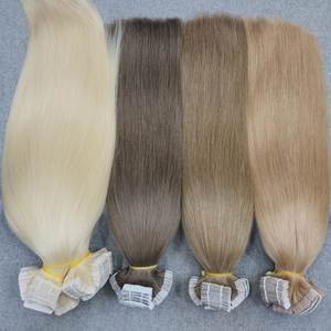 Extensions de Cheveux Humains avec Ruban Adhésif Vente en Gros de Qualité Supérieure Vietnamienne Couleur Vierge Extensions de Cheveux Remy Cuticule Alignée - Product Image 1