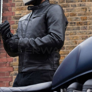 Chaqueta de Motocicleta de Cuero para Hombre, Cómoda, Impermeable, Resistente al Viento, de Alta Calidad para Uso en Exteriores - Product Image 5